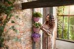 vibia campana pot gouttière 22cm Rose poussière
